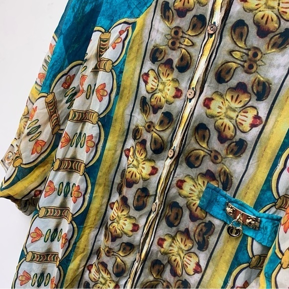 Hemant & Nandita 100% Silk Tunic - Picture 10 of 15